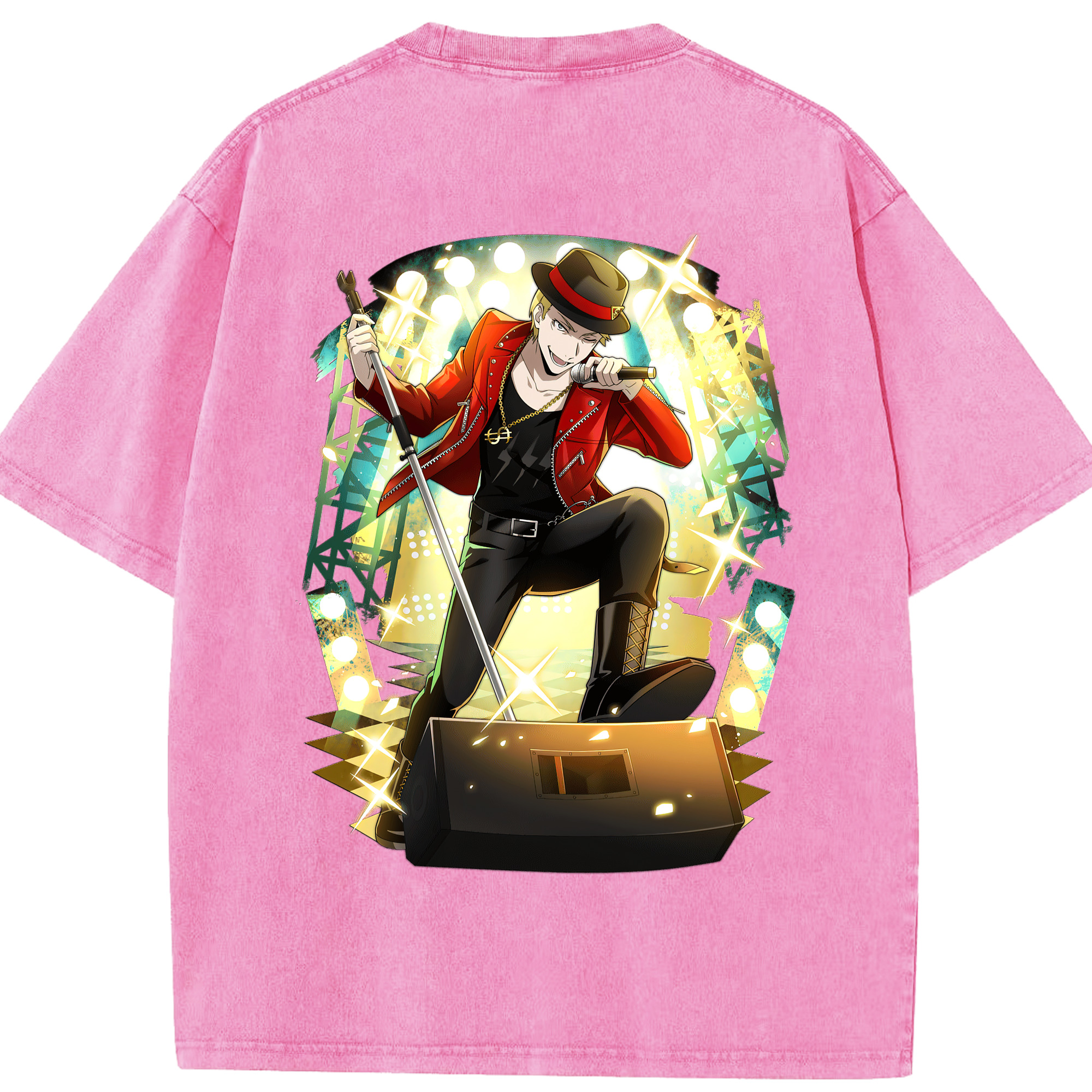 （画像用） 文豪ストレイドッグス Bungo Stray Dogs 綿100% ヴィンテージ風 半袖Tシャツ（背面プリント）